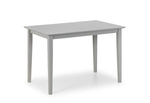 Julian Bowen Kobe Grey Compact Rectangular Dining Table (5801669951654)