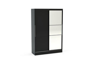 Birlea Lynx High Gloss 2 Door Sliding Mirror Wardrobe (5600546324646)
