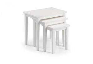 Julian Bowen Cleo White and Oak Nest of Tables (6782508695726)