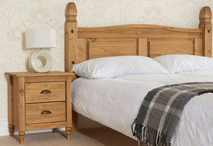 Birlea Corona Pine High End Wooden Bed 4FT Small Double,4FT6 Double and 5FT King (5597557555366)