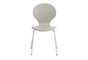 LPD Ibiza Chrome Metal Legs with Blue,Lime,Red,Stone & White Seat Dining Chair (6074411679918)