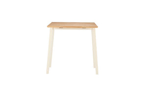 Birlea Lille Drop Leaf Cream & Oak Dining Set -Drop Leaf Table & 2 Dining Chairs (5596108947622)
