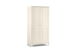 Julian Bowen Cameo Stone White Solid Pine 2 Door 3 Door Wardrobe (6570242572462)