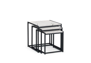 Julian Bowen Tribeca White Nest of Tables (6934512468142)