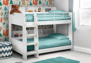 Julian Bowen Domino Glow strips Ladder Bunk Bed (5638980927654)