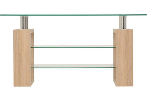 Seconique Milan Light Charcoal and Sonoma Oak Effect TV Unit (5769036300454)