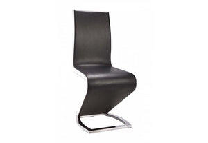 Heartlands Aldridge Black Grey & White with White PU & Grey PU Dining Chair (7485818634414)