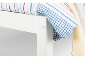 Julian Bowen Luna Surf White and Dove Grey Solid Pine Wooden Bed 3FT Single (5641714040998)
