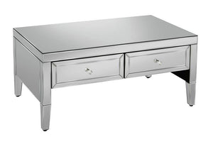 Birlea Valencia Mirrored Bevelled Glass Coffee Table (5596245754022)