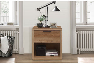 Birlea Stockwell 1 Drw and 2 Drw Bedside Table/ Nightstand/ Bedside Cabinet (5600343556262)