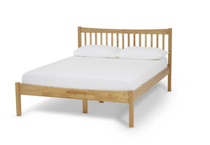 Serene Alice Honey Oak Opal White Hevea Wooden Bed 3FT 4FT Double 5FT 6FT (6677628780718)
