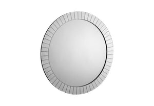 Julian Bowen Sonata Clera Glass Round Wall Mirror (5801683124390)