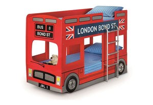 Julian Bowen London Red High Gloss Bunk Bed (5638986334374)