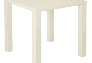 LPD Monroe Puro High Gloss White Charcoal Cream Stone Small Dining Table (6167981621422)