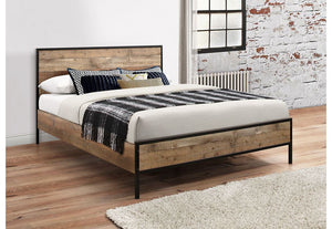 Birlea Urban Rustic Wooden Bed 4FT Small Double, 4FT6 Double and 5FT King Size (5597546381478)