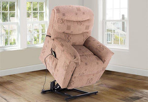 Birlea Regency Black, Brown and Wheat Faux Leather Manual Rise and Recline Chair (5600690307238)