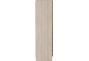 Seconique Nevada Grey, Oyster, Sonoma Oak and White 2 Door 1 Drawer Wardrobe (5762520842406)