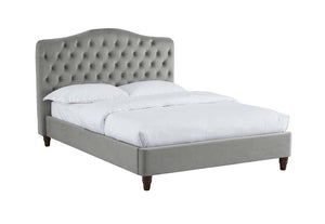 LPD Sorrento Cappuccino & Pink Upholstered Fabric Bed Single Double King Size (6164265238702)