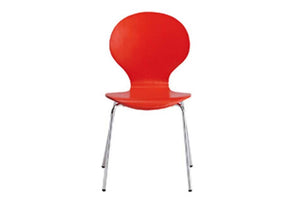 LPD Ibiza Chrome Metal Legs with Blue,Lime,Red,Stone & White Seat Dining Chair (6074411679918)