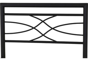 Seconique Kelly Black Metal Bed 3FT Single - 90cm 4FT6 Double - 135cm (5674849796262)