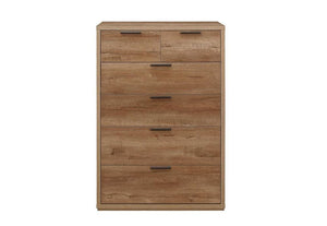Birlea Stockwell Rustic Oak 4 Over 2 Chest, 4 Drawer Chest and Merchant Chest (5600699908262)