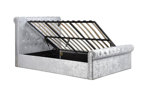 Birlea Sienna Upholstered Fabric Ottoman Bed Small Double 4FT6 Double 5FT King (5597518725286)