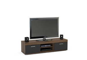 Birlea Edgeware Black, Walnut & Black, White and White & Grey Gloss TV Unit (5600640467110)