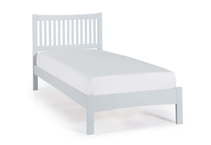 Serene Mya Honey Oak Opal White Hevea Wooden Bed 3FT Small Double 4FT6 5FT 6FT (6677588967598)