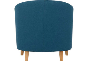 Seconique Tempo Dark Brown,Grey,Mustard,Petrol Blue, Red & Sand Fabric Tub Chair (5727871467686)