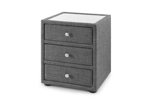 Julian Bowen Sorrento 3Drw Bedside Table/Nightstand/Bedside Cabinet Chest (5801703309478)