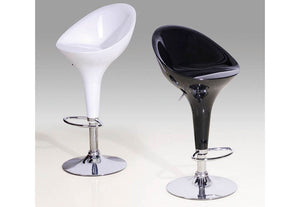 Heartlands Model 2 Black Red & White Bar Stool Set of 2 (7472311566510)