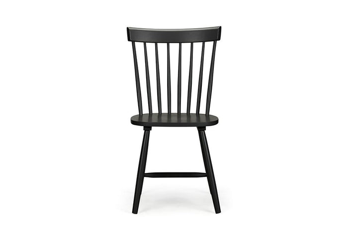 OSD Torino White, Black and Grey Lacquer Dining Chair (Set of 2)