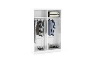 OSD Lynx High Gloss White Wardrobe (7582011949230)
