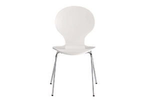 LPD Ibiza Chrome Metal Legs with Blue,Lime,Red,Stone & White Seat Dining Chair (6074411679918)