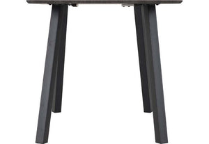 Seconique Berlin Black Wood Grain/Black Dining Table (5718931734694)