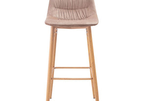 LPD Furniture Harper Beige Blue Grey & Vintage Pink Barstool Set of 2 (6169580535982)