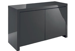LPD Furniture Puro High Gloss White, Charcoal, Cream and Stone Sideboard (6167978705070)