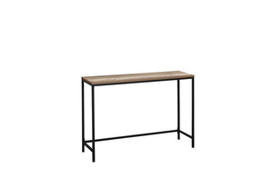 Birlea Urban Rustic Wood Effect with Black Metal Frame Console Table (5596193718438)