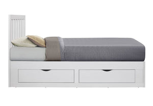 Birlea Appleby 4 Drawer Storage Frame White Wooden Bed 3FT Single (5544919072934)