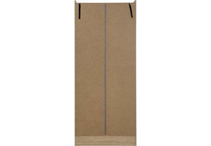 Seconique Nevada Grey, Oyster, Sonoma Oak and White 2 Door 1 Drawer Wardrobe (5762520842406)