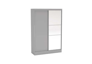 OSD Lynx High Gloss Grey Wardrobe (7582012539054)