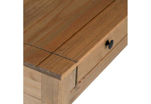 Seconique Panama Natural Wax 2 Drawer Console Table (5759182930086)