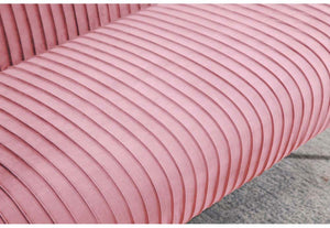 Birlea Layla Green, Grey and Pink Upholstered Fabric Sofa 1 Seater and 2 Seater (5698753888422)