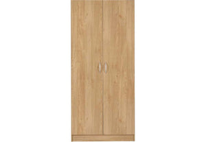 Seconique Bellingham Oak Veneer 2 Door Wardrobe (5734007505062)