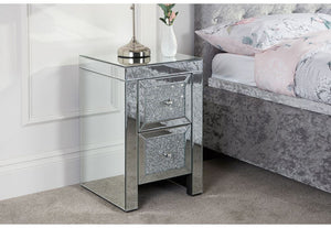Birlea Vienna 2 Drawer and 3 Drawer Bedside Table/ Nightstand/ Bedside Cabinet (5600380715174)