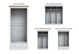 OSD Devon White Wardrobe (7582016471214)