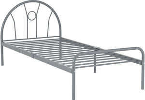 Seconique Nova Silver Metal Bed 3FT Single - 90cm (5674875027622)