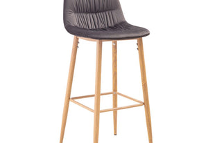 LPD Furniture Harper Beige Blue Grey & Vintage Pink Barstool Set of 2 (6169580535982)