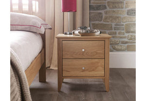 Serene Windsor Oak Wooden Bed 3FT Small Double 4FT6 5FT King 6FT (6678480289966)