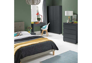 LPD Furniture Camden Beige & Grey Upholstered Fabric Bed Single Double King Size (6257490854062)